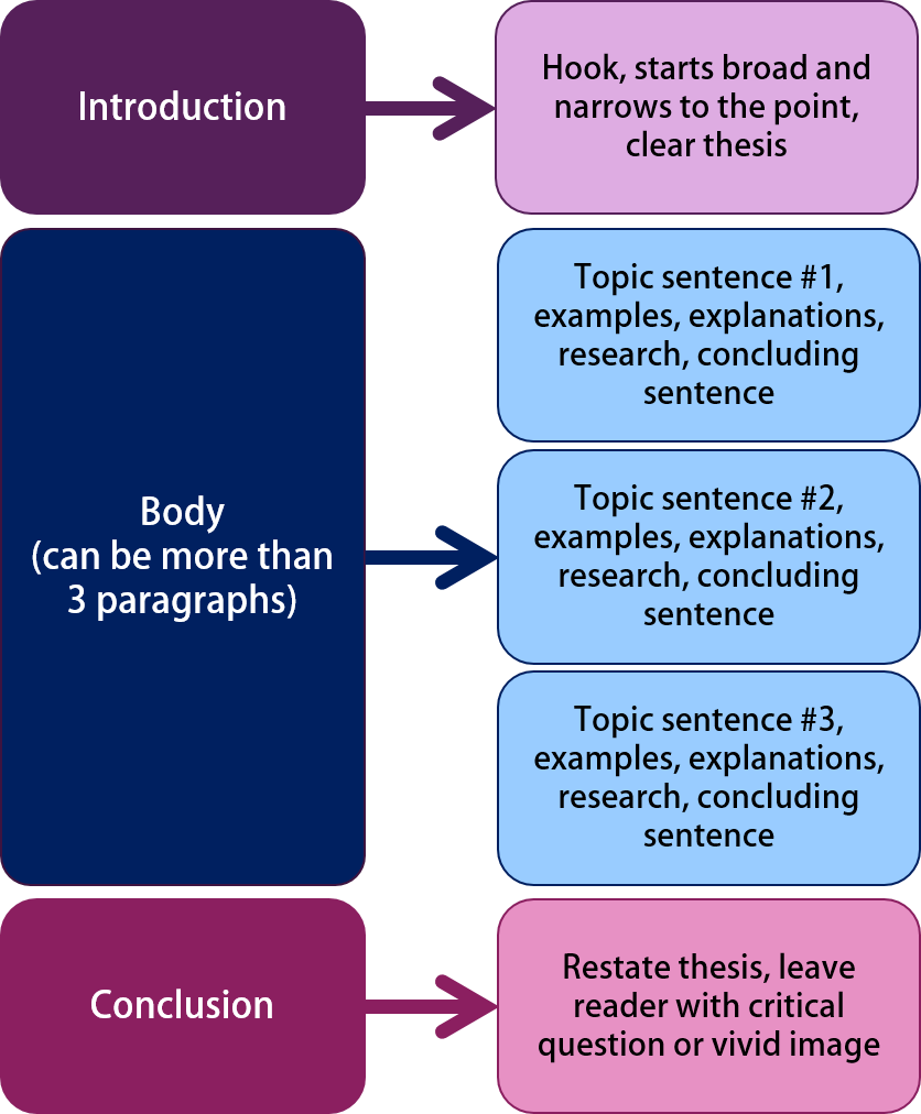 how should an essay be organized